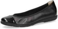 Caprice Ballerina Loafer, Slipper, Festtags Schuh mit Lack-Details