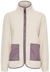 Outdoorjacke OXMO "Outdoorjacke OXPiper", Damen, Gr. L, beige (birch), Obermaterial:
