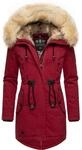Navahoo Wintermantel "Bombii" stylischer Damen Winterparka mit Kunstfell-Kapuze