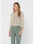 JDY Strickpullover "JDYNEW SUN 3/4 CROPPED PULLOVER KNT NOOS"