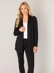 Base Level Strickjacke "Yayla" In elastischem Feinstrick