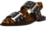 Ballerina STEVE MADDEN "STEVE MADDEN Ballerinas Leder", Damen, Gr. 38, leopard,