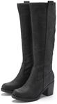 LASCANA Weitschaftstiefel Stiefel, Stiefelette, langer Stiefel, Blockabsatz,...