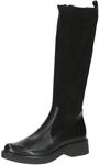 Stiefel CAPRICE "Caprice Stiefel Leder/Textil", Damen, Gr. 37, schwarz, Leder,