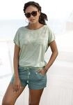 Venice Beach Rundhalsshirt mit Logoprint, T-Shirt, sommerlich-sportlicher Look