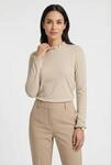 RICHROYAL Langarmshirt "2409 O Slub F LS" mit R&uuml;schenkante an Ausschnitt und