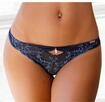 Marie Claire String "mit Bl&uuml;tenstickerei und Glitzeraccessoire", sexy...
