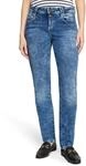 Cartoon Boyfriend-Jeans "Damen mit Nieten"