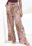 LASCANA Palazzohose mit Bindeg&uuml;rtel und Alloverdruck, luftige Sommerhose mit Taschen