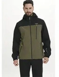 Outdoorjacke WEATHER REPORT "DELTON W-PRO15000", Herren, Gr. S, schwarz (khaki,