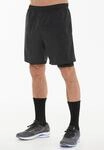 Shorts ENDURANCE "VANCLAUSE", Herren, Gr. S, US-Gr&ouml;&szlig;en, schwarz (schwarz, meliert),