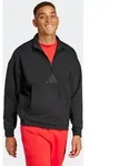 Sweatshirt ADIDAS SPORTSWEAR "M Z.N.E. H-ZIP", Herren, Gr. L, schwarz, Obermaterial: Sweatshirt ADIDAS SPORTSWEAR "M Z.N.E. H-ZIP", Herren, Gr. L, schwarz, Obermaterial:
