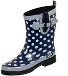 Gummistiefel BOCKSTIEGEL "Dorin", Damen, Gr. 37, blau (blau, wei&szlig;), Obermaterial: