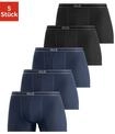 H.I.S Boxer "Boxershorts f&uuml;r Herren" Packung, 5 Stk. mit Steifen und Logo im Bund