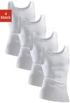 Clipper Unterhemd 4 Stk. aus Feinripp