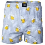 Webboxer HAPPY SHORTS "Web-Boxershorts 1er Pack", Herren, Gr. XL, bunt (bier),