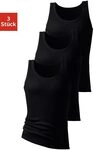 H.I.S Tanktop "Feinripp" Packung, 3 Stk. aus weicher Baumwollqualit&auml;t