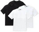 T-Shirt SCHIESSER "T-Shirt American T-Shirt 4er Pack", Herren, Gr. S, schwarz