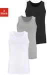 H.I.S Tanktop ", Unterziehshirt, Unterhemd f&uuml;r Herren" 3er-Pack, unifarben,