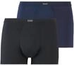 Boxershorts BRUNO BANANI, Herren, Gr. S, blau (blaugrau, schwarz), Microfaser,