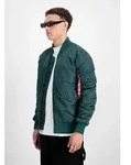 Bomberjacke ALPHA INDUSTRIES "MA-1 VF 59 Long", Herren, Gr. S, gr&uuml;n (force gr&uuml;n),