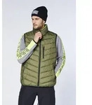 Steppweste CHIEMSEE, Herren, Gr. S (44/46), gr&uuml;n (dusty olive), 100% Polyester,