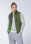 Steppweste CHIEMSEE, Herren, Gr. S (44/46), gr&uuml;n (kombu gr&uuml;n), 100% Polyester,