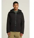 Langarmshirt G-STAR "Batt Hooded Overshirt", Herren, Gr. S, schwarz (dk schwarz),
