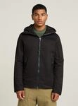 Langarmshirt G-STAR "Batt Hooded Overshirt", Herren, Gr. S, schwarz (dk schwarz),