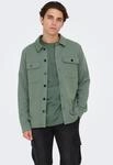 ONLY & SONS Langarmhemd "ONSNEWKODYL OVERSHIRT SWEAT NOOS" Materialmix, regular fit
