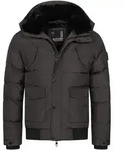 Winterjacke ALESSANDRO SALVARINI "ASLeonio", Herren, Gr. S, grau (dunkelgrau),