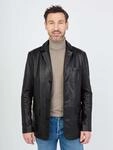 Lederjacke JCC "Armando", Herren, Gr. 48, schwarz, Obermaterial: 100% Leder; Futter: