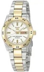 Automatikuhr SEIKO "Seiko 5", gold (silberfarben, goldfarben), Armbanduhren, Damen,