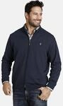 Strickjacke JAN VANDERSTORM "Strickjacke AGNER", Herren, Gr. L, blau (dunkelblau),