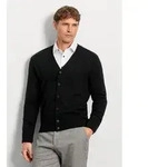 Strickjacke OLYMP "OLYMP Casual Strick, Strickjacke", Herren, Gr. XXL, schwarz,...