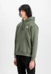Hoodie ALPHA INDUSTRIES "Basic Hoodie SL", Herren, Gr. XS, gr&uuml;n (schwarz olive),
