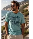 T-Shirt MAN'S WORLD, Herren, Gr. XXL (60/62), blau (agua), Jersey, Obermaterial: 100%