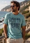 T-Shirt MAN'S WORLD, Herren, Gr. XXL (60/62), blau (agua), Jersey, Obermaterial: 100%