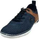 Schn&uuml;rschuh BUGATTI "bugatti Halbschuhe Lederimitat", Herren, Gr. 42, dunkelblau,