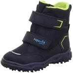 Winterstiefel SUPERFIT "HUSKY, WMS: mittel", M&auml;dchen, Gr. 25, bunt (dunkelblau,