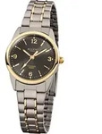 Titanuhr REGENT, silber (grau, goldfarben), Armbanduhren, Damen, Armbanduhr,