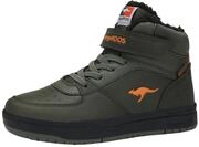 Sneaker KANGAROOS "K-CP Bound Mid EV", M&auml;dchen, Gr. 28, gr&uuml;n (military gr&uuml;n,