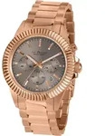 Chronograph JACQUES LEMANS "La Passion", gold (ros&eacute;goldfarben, braun),...