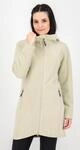 Fleecejacke DEPROC ACTIVE "WAWA PEAK", Damen, Gr. 46 (L), beige (sand), Fleece, 100%