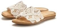 Pantolette LASCANA "Sommerschuh, offener Schuh, Mule, Sandale", Damen, Gr. 41, beige,