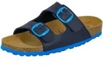 Hausschuh LICO "Pantolette Bioline Kids", M&auml;dchen, Gr. 42, blau, Synthetik, Schuhe