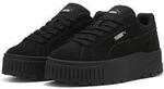 Sneaker PUMA "Karmen II Sneakers Damen", Damen, Gr. 36, schwarz silber metallic,