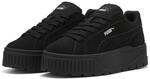 Sneaker PUMA "Karmen II Sneakers Damen", Damen, Gr. 36, schwarz silber metallic,