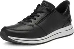 Slip-On Sneaker ARA "OSAKA", Damen, Gr. 4 (37), schwarz-wei&szlig; (schwarz), Glattleder,