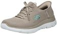 Sneaker SKECHERS "Skechers Sneaker Textil", Damen, Gr. 36, beige, Textil, Schuhe